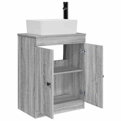 Single Bathroom Vanity with Ceramic Basin