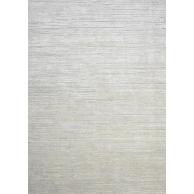 Area Rug in Silver