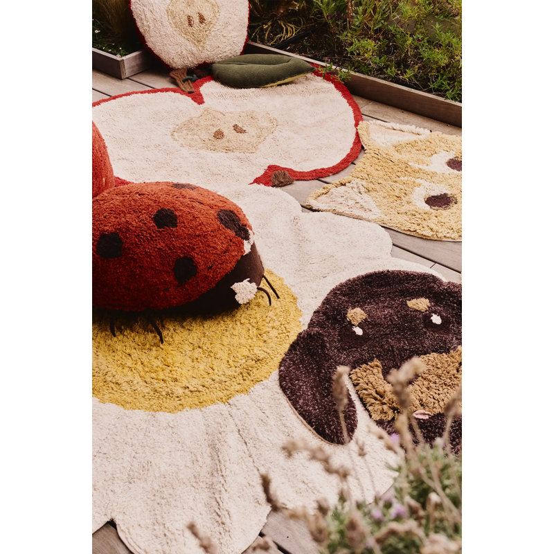 Coussin de sol coccinelle Maria