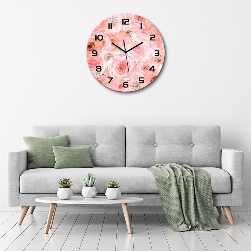 Jobani Glass Wall Clock