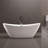 71" x 33" Freestanding Soaking Acrylic Bathtub-73719604