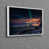 White Floater Framed