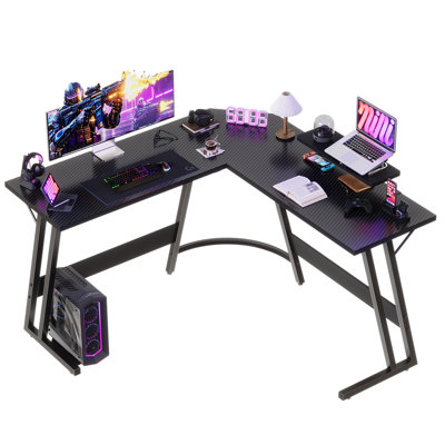 Modular L-Shaped Steel Computer Desk