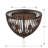 Ivins 3 Lights Antique Gold/Forged Bronze Ceiling Mount-58110094