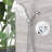 Shower Head With 6 Spray Options - Detachable, Easy Clean, Wall Mounted Square Shape Handheld Options, Avoid Blockage, Design
