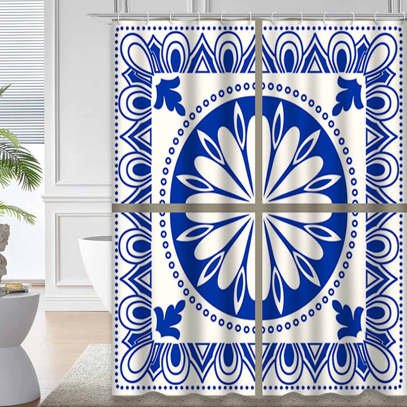 Rideau de douche Tile, 72" L x 78" W