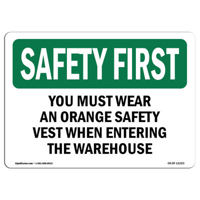 «Safety First Sign»