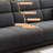 Simple piano keys fabric sofa set