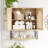 Rattan Bathroom Wall Cabinet-1066740633