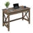 Phawak Writing Desk with X-Pattern Legs, Tan Finish-2103922800