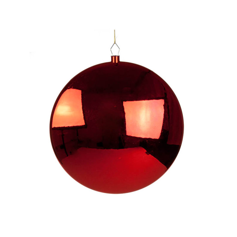 Ball Ornament, 30cm W x 30cm H, Red