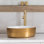 Lavabo de salle de bain vasque circulaire en céramique AGUA Canada Frido