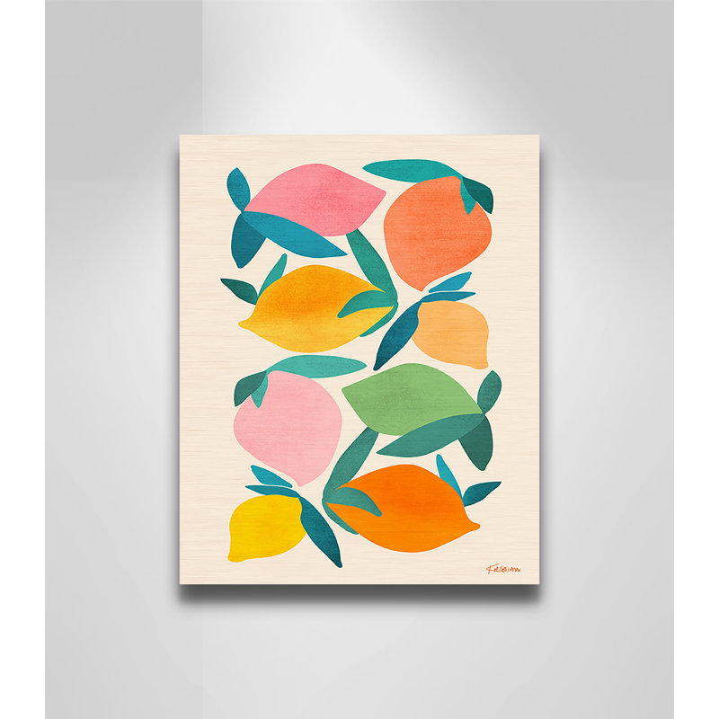 Imprimé «Wild Mango» par Gallagher, L 8 po x H 10 po, Toile tendue, Sans cadre