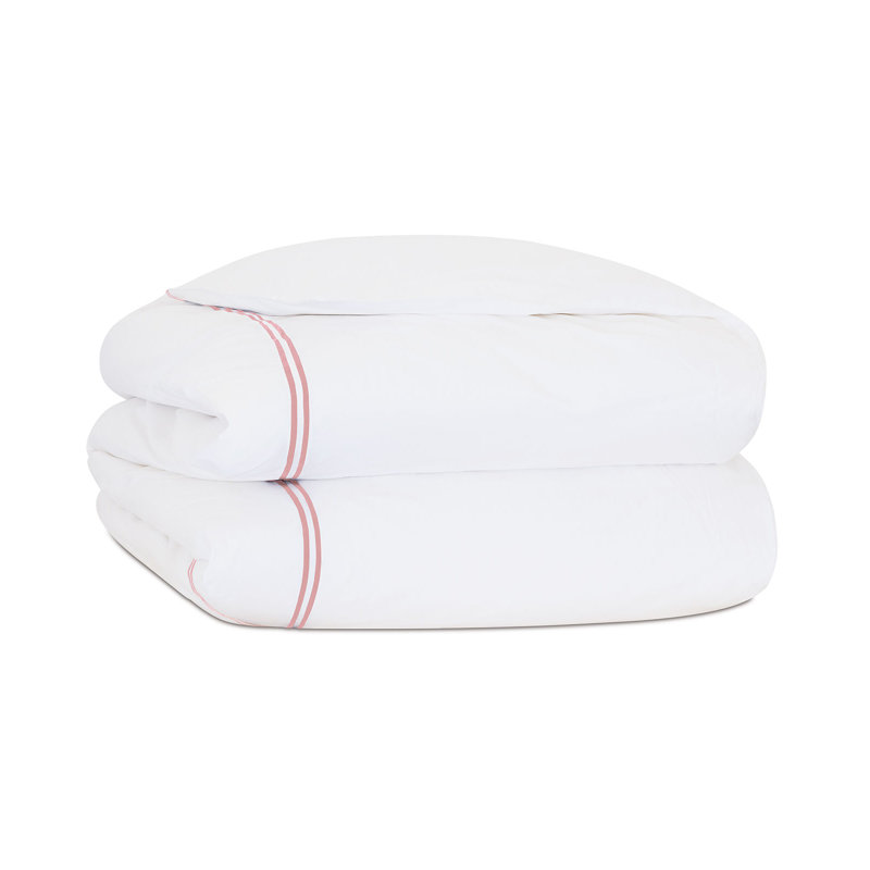 Housse de couette Enzo, Housse de couette grand super, Blanc / Bloom