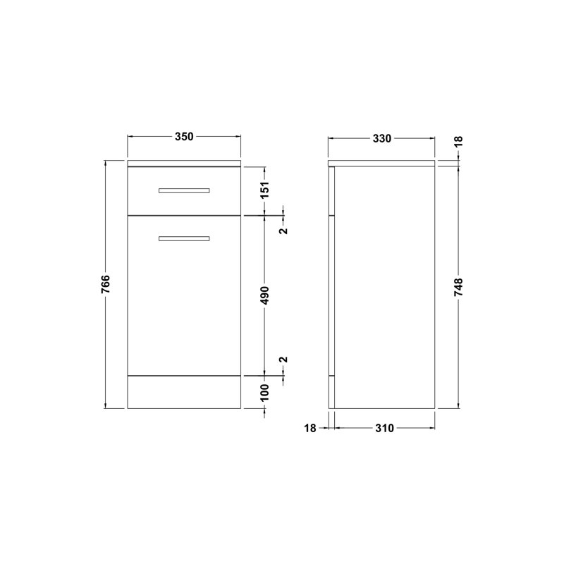 Bathroom Cabinet, Large