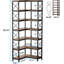 Grande bibliothèque d'angle à 7 niveaux 79,53 "-155006222