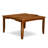 9 Piece Kitchen Table & Chairs Set Includes a Square Dining Table with Butterfly Leaf and 8 Dining Room Chairs, 54x54 Inch, Saddle Brown-2093300304-2093300301-2093300299