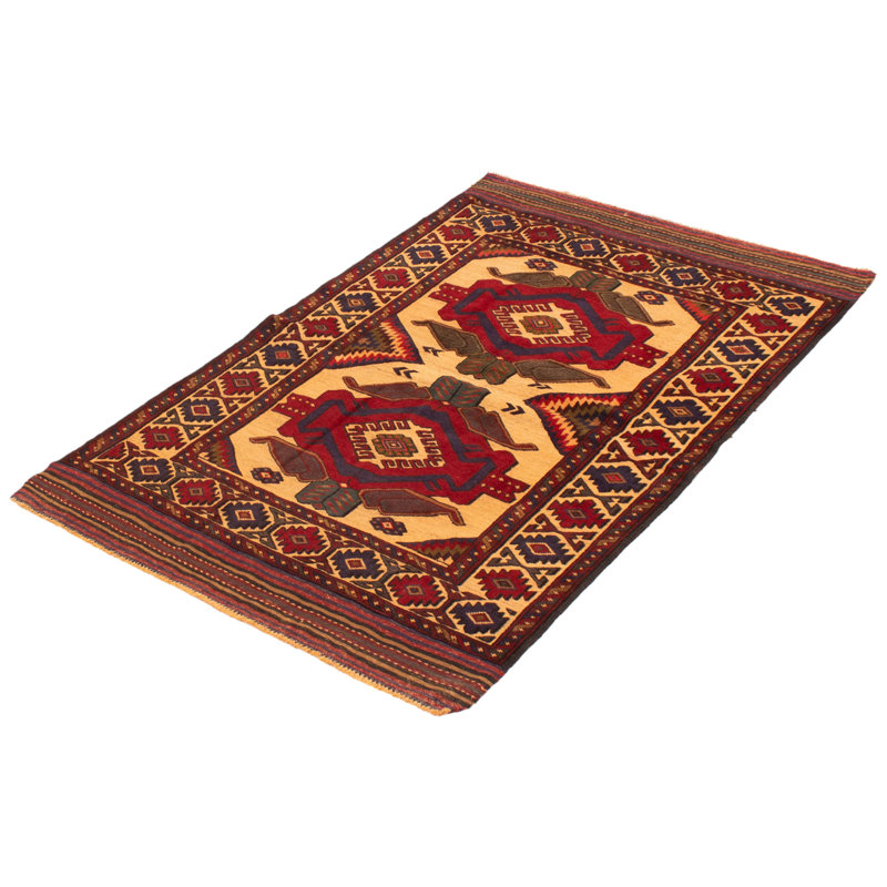 Tapis brun clair 4 pi 1 po x 6 pi 4 po Miruna