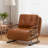 Caramel Faux-leather 4-in-1 Convertible Chair / Chaise / Sofa Bed – Foldable Space-saving Sleeper-1839547789