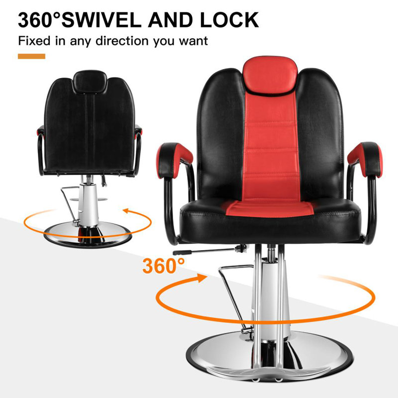 Kiristen Faux Leather Swivel Recliner