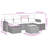Vidaxl Garden Sofa Set Black, Cream White