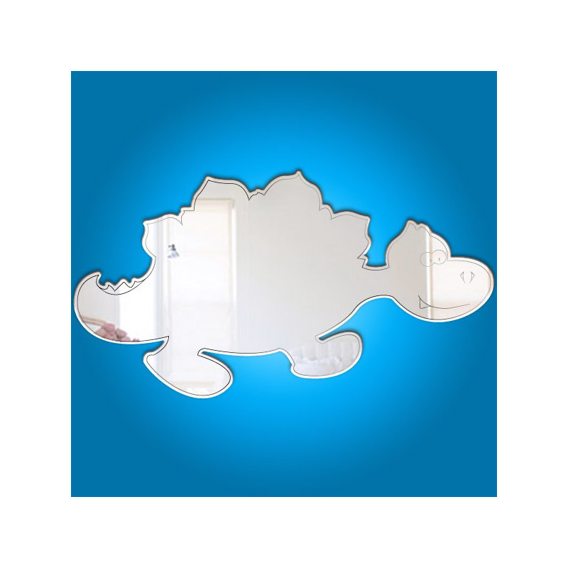 Flat Wall Mirror, 32 cm H x 60 cm W x 0.3 cm D