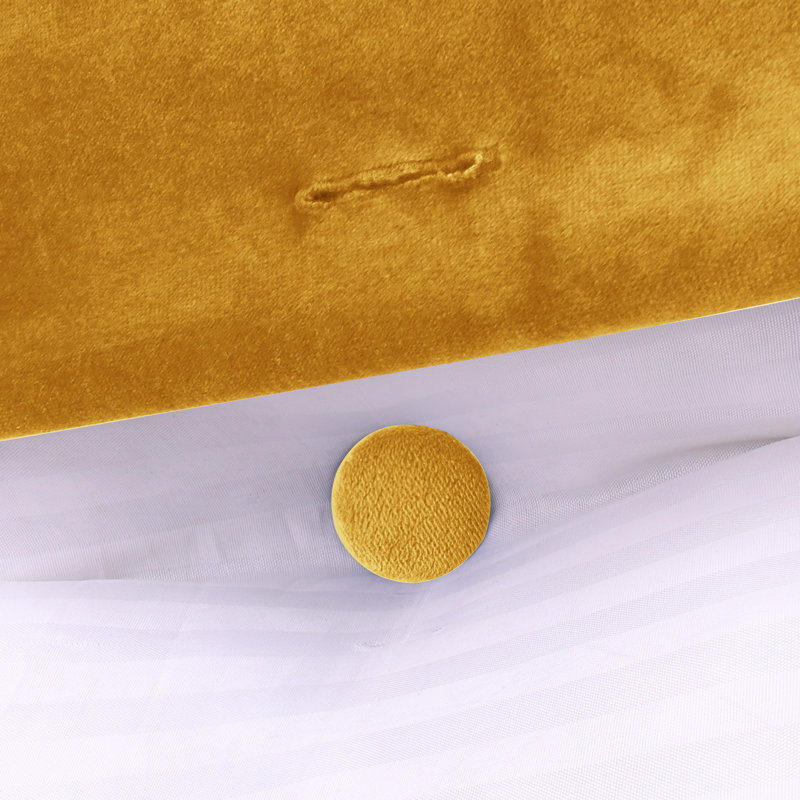 Wedge Reading Pillow, 50cm H x 100cm W, Yellow