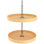 Wood Full-Circle 2-Shelf Lazy Susans for Corner Base Cabinets