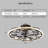 20" Decorative Ceiling Fan with LED Light Ring, Remote Control, Reversible Motor and Dimmable 3-Color Lighting, Ideal for Bedroom, Living Room or Study Room-1606585689-1606585688
