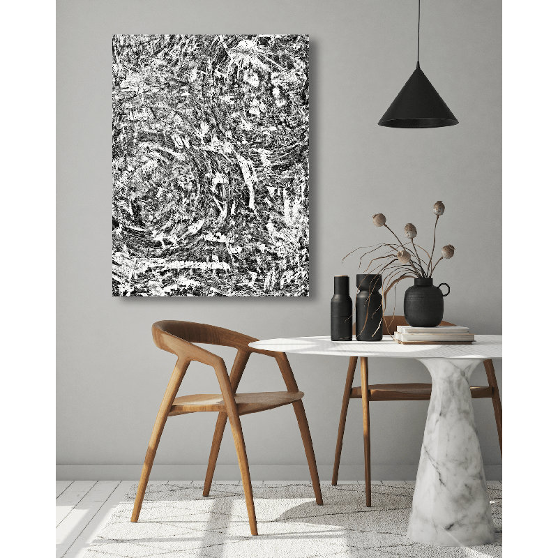 BLACK TEA BLACK TEA - Unframed Print on Canvas, 48" H x 36" W x 1.5" D, Wrapped Canvas