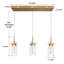 Luminaires suspendus 3 lumières DEL avec abat-jour en cristal Cherrington-550936132