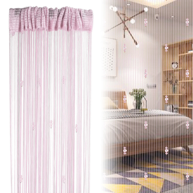 Pikus Semi Sheer Single Panel, Pink