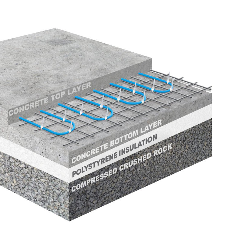 WarmlyYours Electric Indoor Slab Heat Cable, 120V for Under Decorative Concrete Floors, 57 ft.