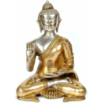 Bouddha dans les Abhaya et Dhyana Mudras