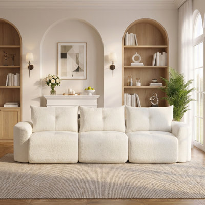109" Oversized Modern Cloud Sofa with Deep Seating and Heavy-Duty Support