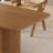 All solid wood ash dining table set-110976927