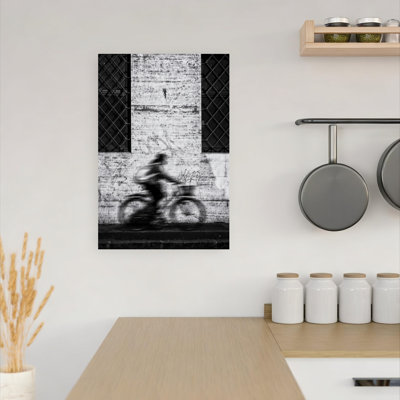 Impression d'art urbain dynamique sur un cycle urbain dynamique