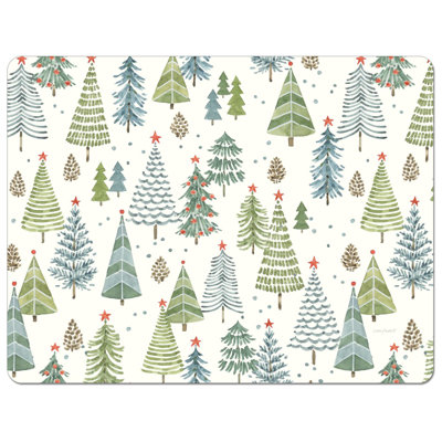 CounterArt Plastic Jolly Trees Cutting Board