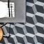 Carreau de porcelaine noir mat / gris 9 po x 9 po Sintra Block