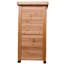 Banc de jardin avec plateau en bois de pruche et plateau de rangement en métal 31,5 x 17,49 x 36,9 po avec armoire fonctionnelle-1433412178