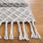 Natura Hand Woven Wool/Cotton Geometric Rug in Ivory/Charcoal-1658674302