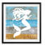 «Woodgrain Mermaid» - reproduction de cadre photo-1571977335