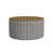 Gray Polyester/Brown