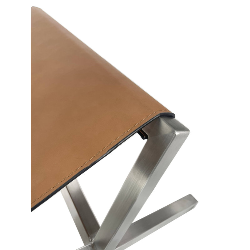 Archa Stainless Steel Accent Stool