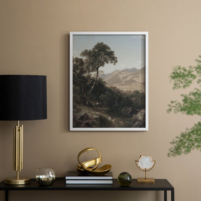 «Vintage Landscape», reproduction encadrée Cxxxviii - bois massif