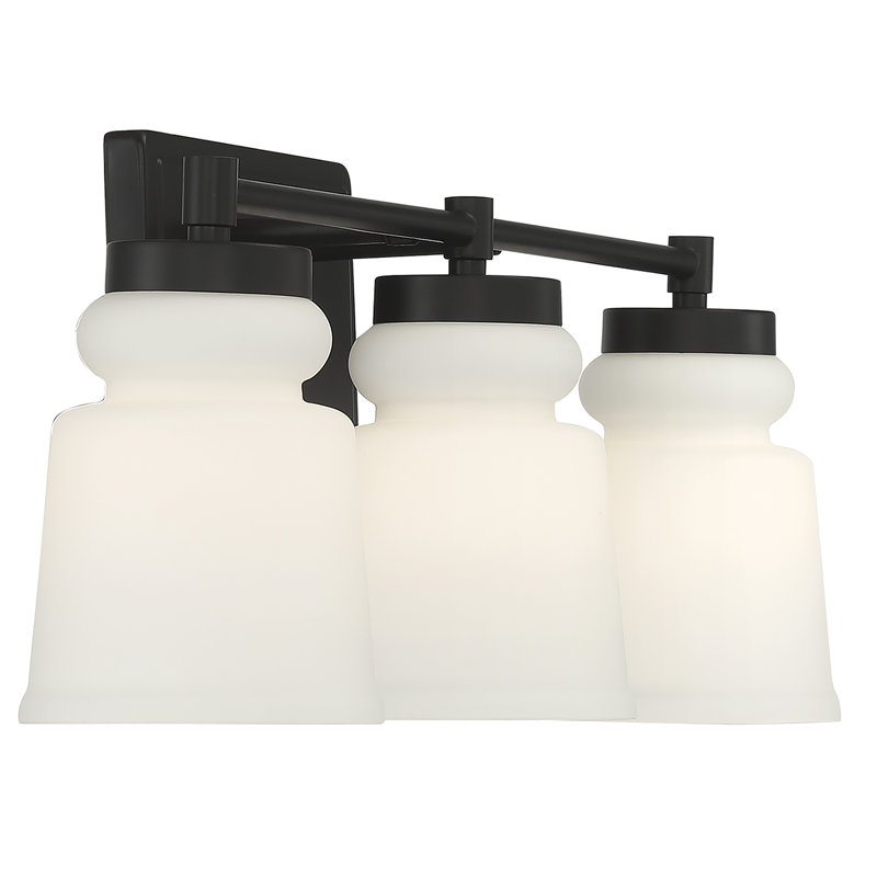 Luminaire suspendu 3 lumières Merilian Kenilworth, Noir mat