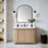 OVE Decors Dain Meuble-lavabo autoportant simple en bouleau Sahara