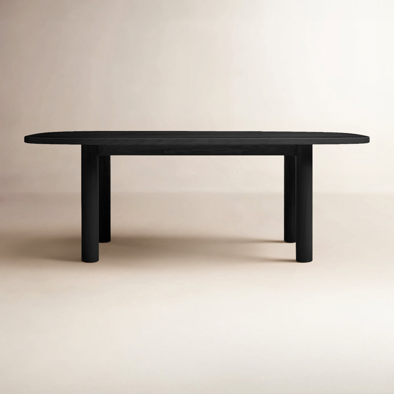 Good Times Oval Dining Table, 38" W x 82" L, White Oak