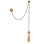Flint 1 LT Winter Brass Pendant Kalco