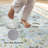 Washable Floral Boho Area Rug Modern with Non-Slip Backing for Living Room Bedroom-Blue-869821752-863149439